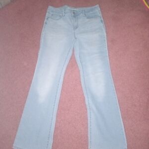 No Boundaries Light Blue Flare Jeans